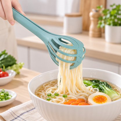 Multifunction Kitchen Food Tongs for Eggs and Noodles