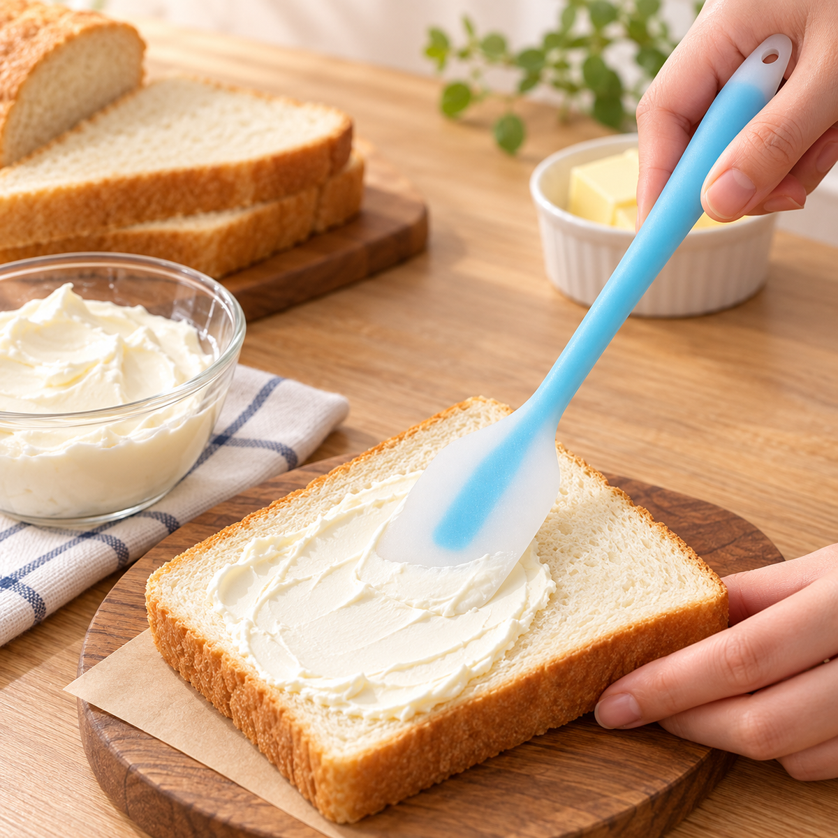 Silicone Baking Spatula for Cake Cream and Kitchen Mixing