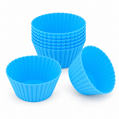 Silicone Baking Cups for Muffins and Cupcakes