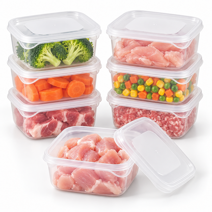 Freezer Storage Containers for Food Portioning
